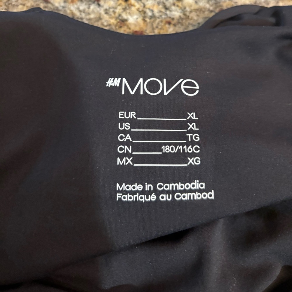 NWI H&M SOFTMOVE™ SPORTS UNITARD Black Size XL - Picture 7 of 10